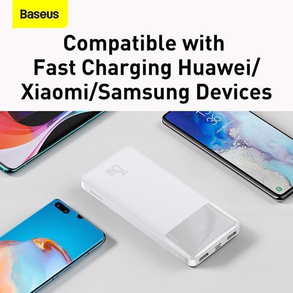 Pin sạc dự phòng Baseus Bipow Digital Display Power Bank (15W / 20W, USB*2+Type C , LED Display, 2 Way Fast charge )