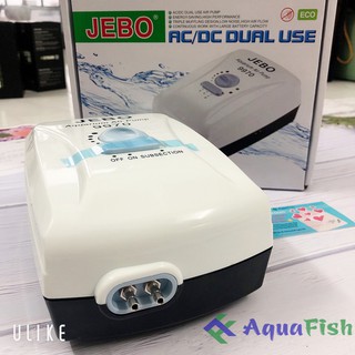Máy Sủi Tích Điện JEBAO 9970 (máy sủi khí tích điện 2 vòi chạy êm tặng kèm 2 bộ dây và quả sủi)