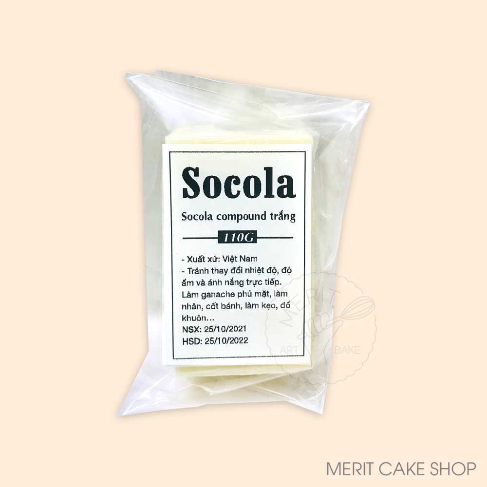 Socola compound trắng 110g