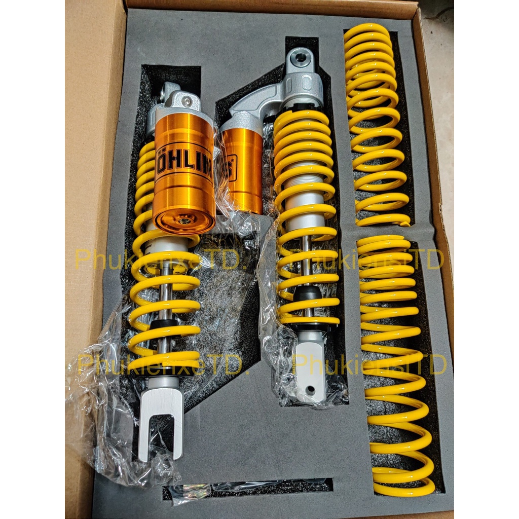 Phuộc OHLINS bình dầu tặng kèm lò xo lắp SH Việt Nam