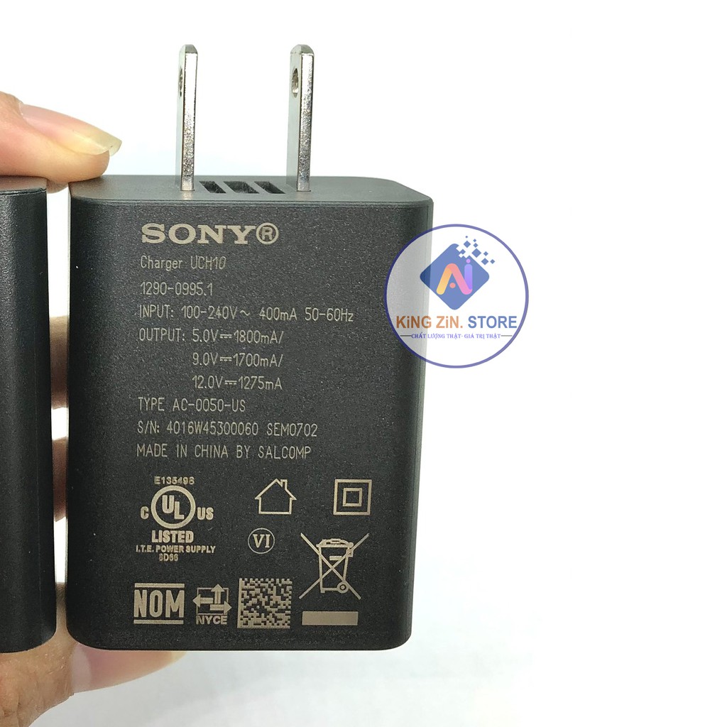 Củ sạc nhanh Sony UCH10 (Quick Charge 2.0) Chính hãng - Hàng chất lượng cao nhất, xuất USA
