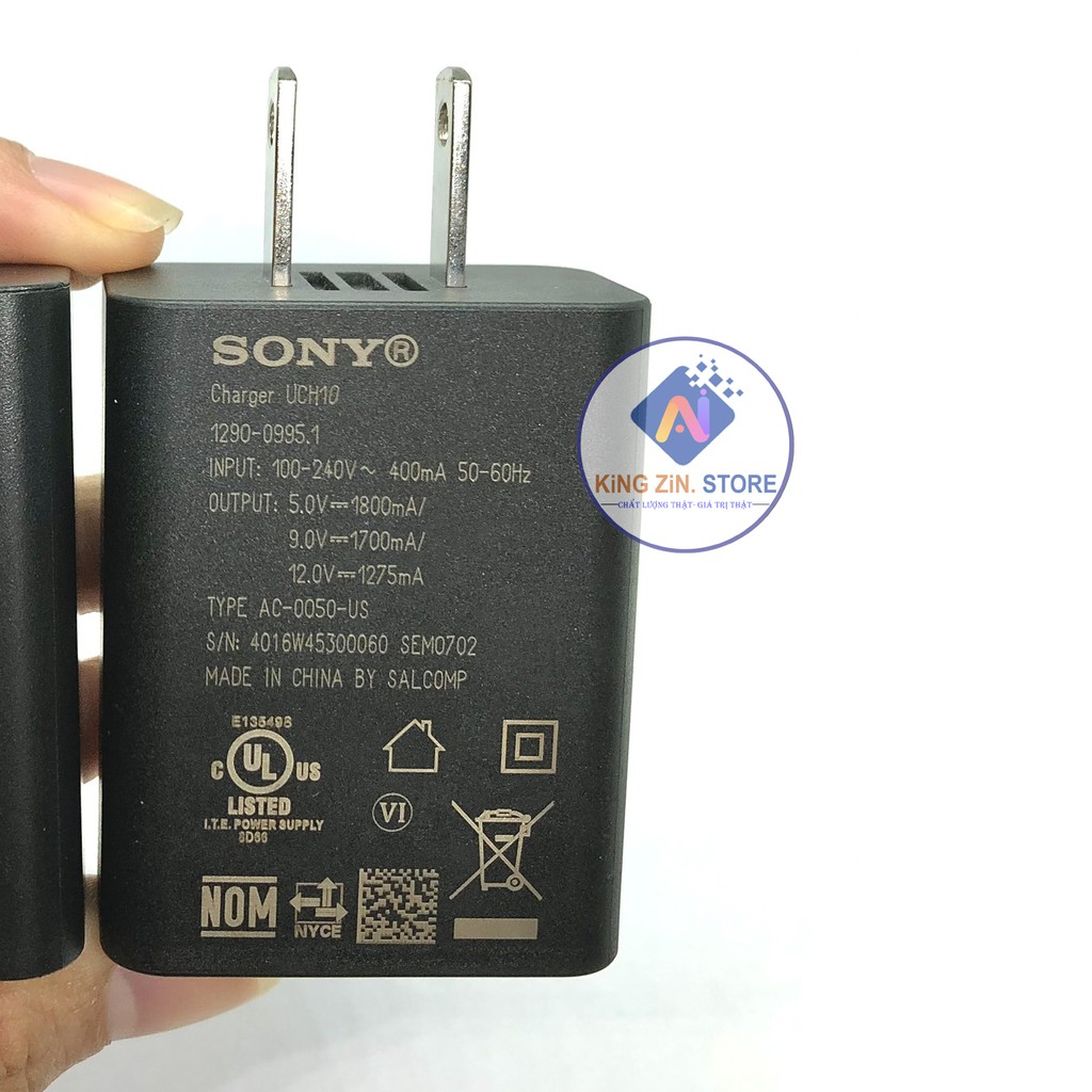 Bộ củ sạc nhanh SONY UCH10  Chính hãng - BH 24 tháng