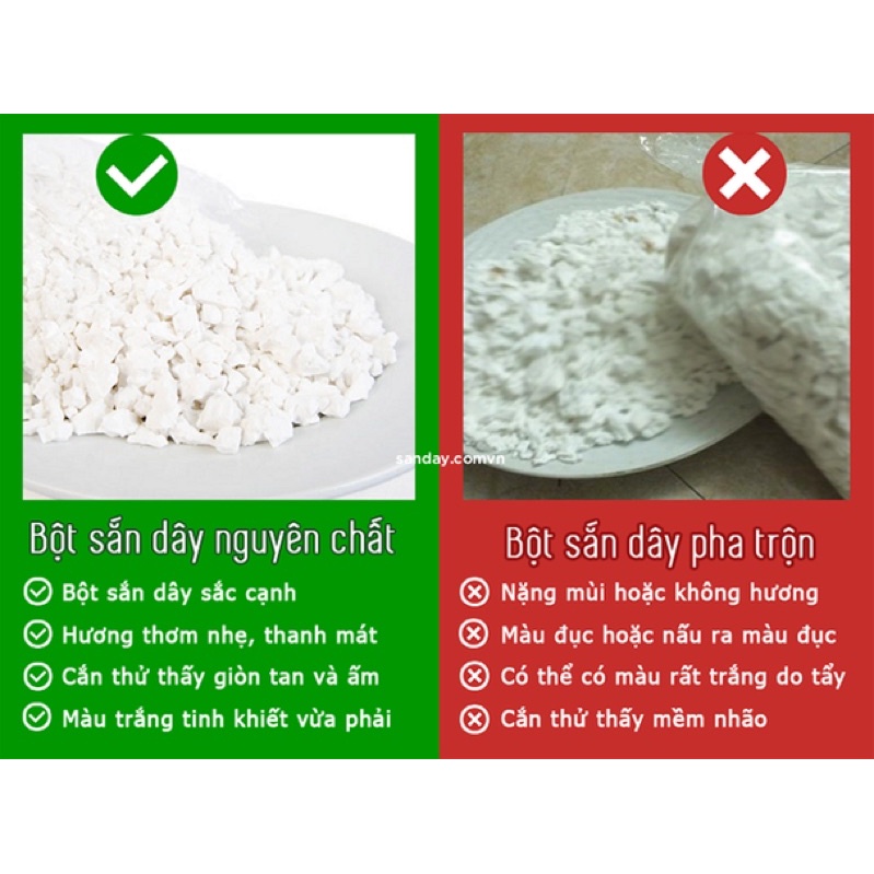 BỘT SẮN DÂY NGUYÊN CHẤT 100%- 500gr