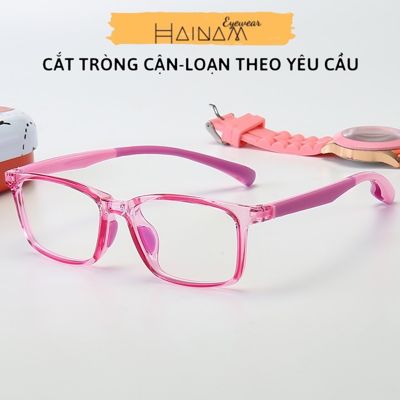Gọng kính cận dẻo, siêu nhẹ cho bé / trẻ em (NHẬN CẮT MẮT CẬN LOẠN THEO YÊU CẦU)
