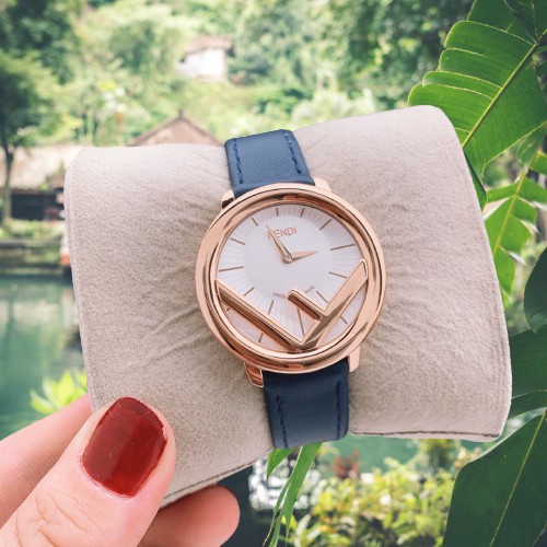 Đồng hồ nữ FENDI RUN AWAY WATCH WITH F IS FENDI LOGO Case 36mm. 3ATM.