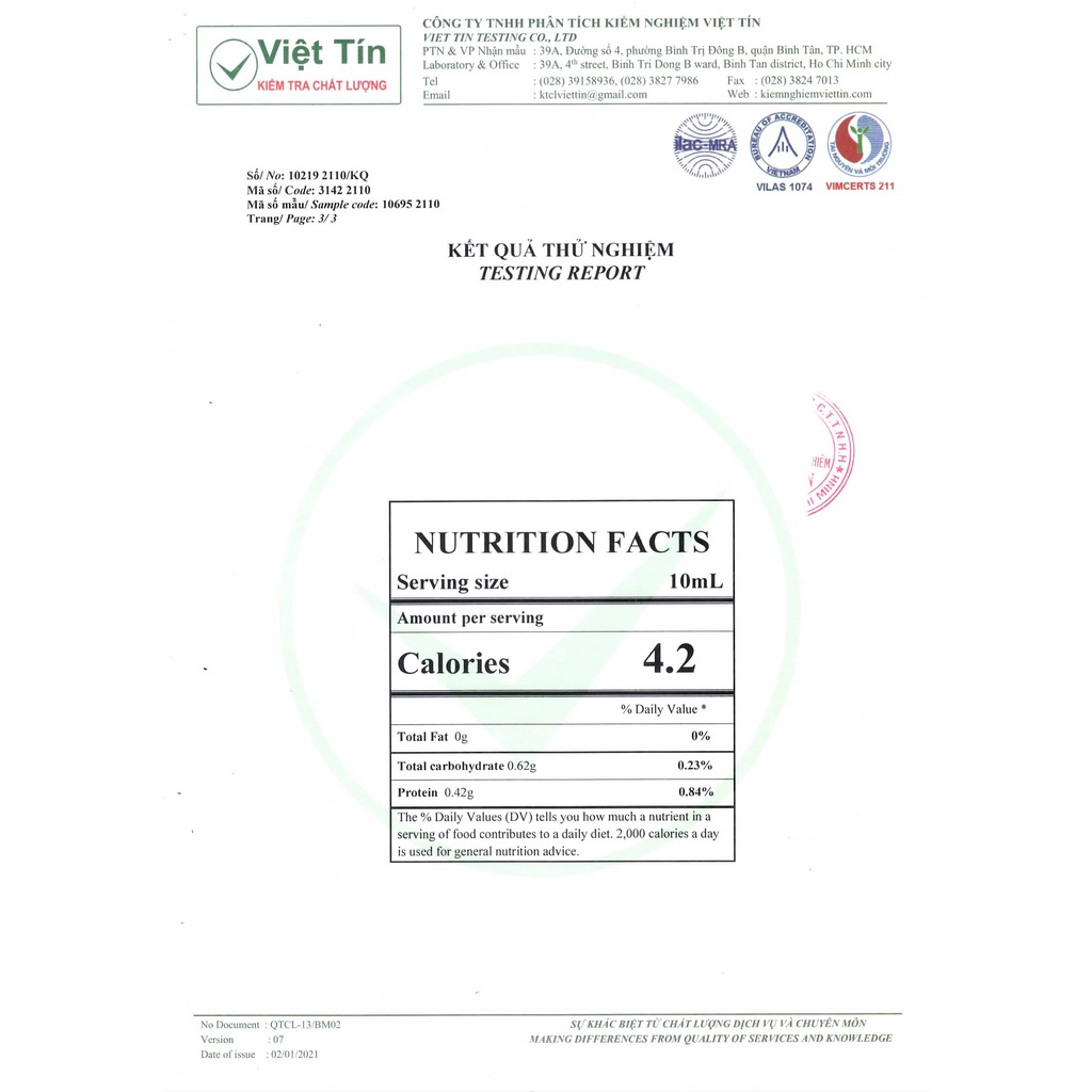 Tương tamari lâu Năm  Sản xuất năm 2011