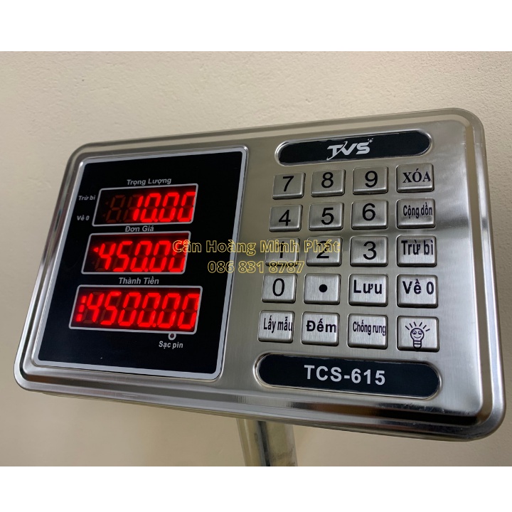 Cân Bàn Chống Nước Inox 100kg/150kg BaWang . Bảo Hành 2 Năm