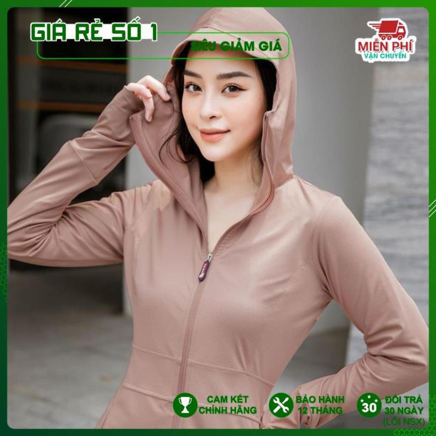 ÁO choàng chống nắng Nữ liền thân 2 lớp Cardina thun lạnh thông hơi thoáng khí