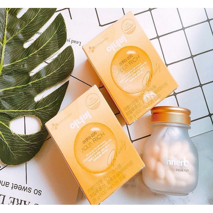 [Mã 77FMCGSALE giảm 8% đơn 500K] Viên uống cấp nước Innerb Aqua Rich 70 viên | BigBuy360 - bigbuy360.vn