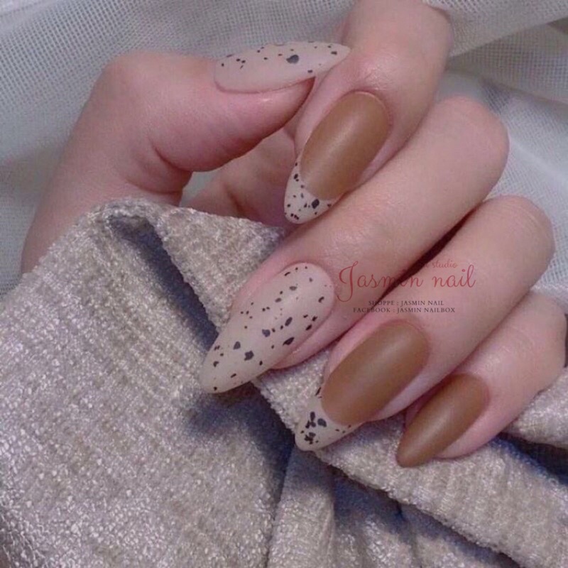 [NAIL BOX] NailBox móng úp thiết kế vẽ đầu móng top nhám có làm theo yêu cầu