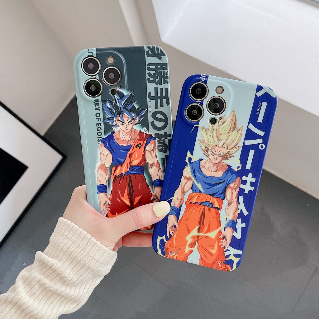 Ốp Điện Thoại Họa Tiết Dragon Ball Goku Cho iPhone13Pro iP12Pro XS iPhone11 12Promax 13Promax 11 12 13 7P