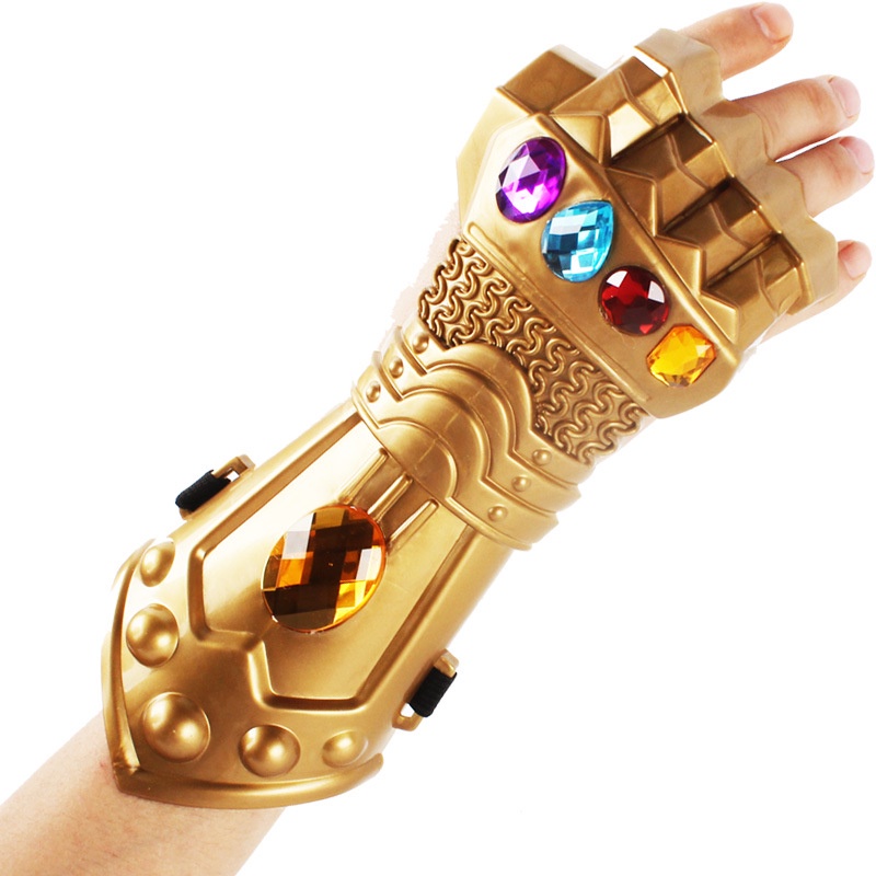 Găng Tay Mặt Nạ Đèn LED Hóa Trang Nhân Vật Thanos