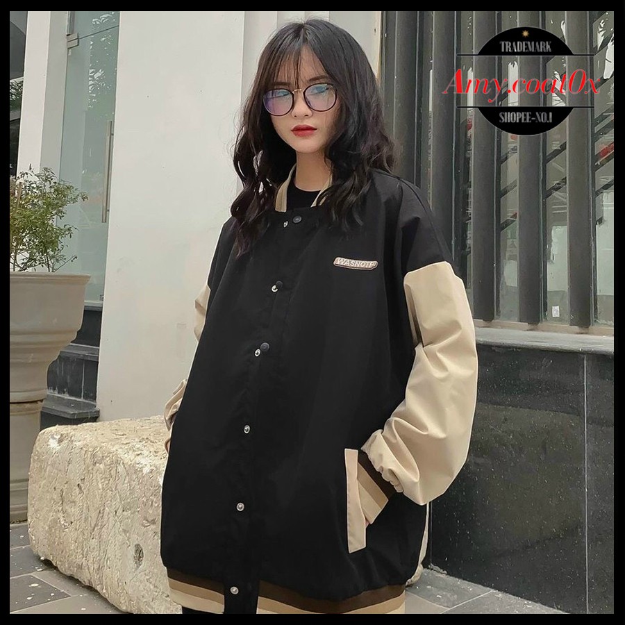 Áo khoác khoát dù ngoại nam nữ bomber form rộng dày đẹp áo khoát khoác cặp đôi dù ngoại unisex cao cấp - Amy.Coat0x | BigBuy360 - bigbuy360.vn