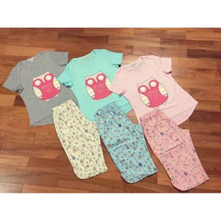 [HÀNG VNXK] Bộ lửng thun cotton mặc nhà nữ