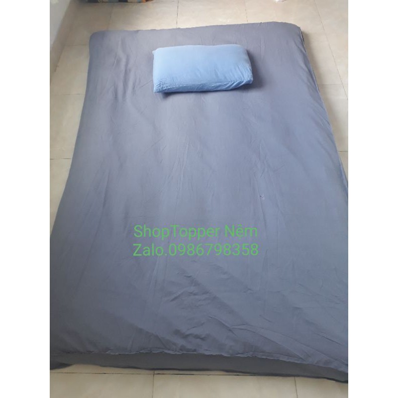 combo Topper Nệm 1m2x2m kèm áo bao