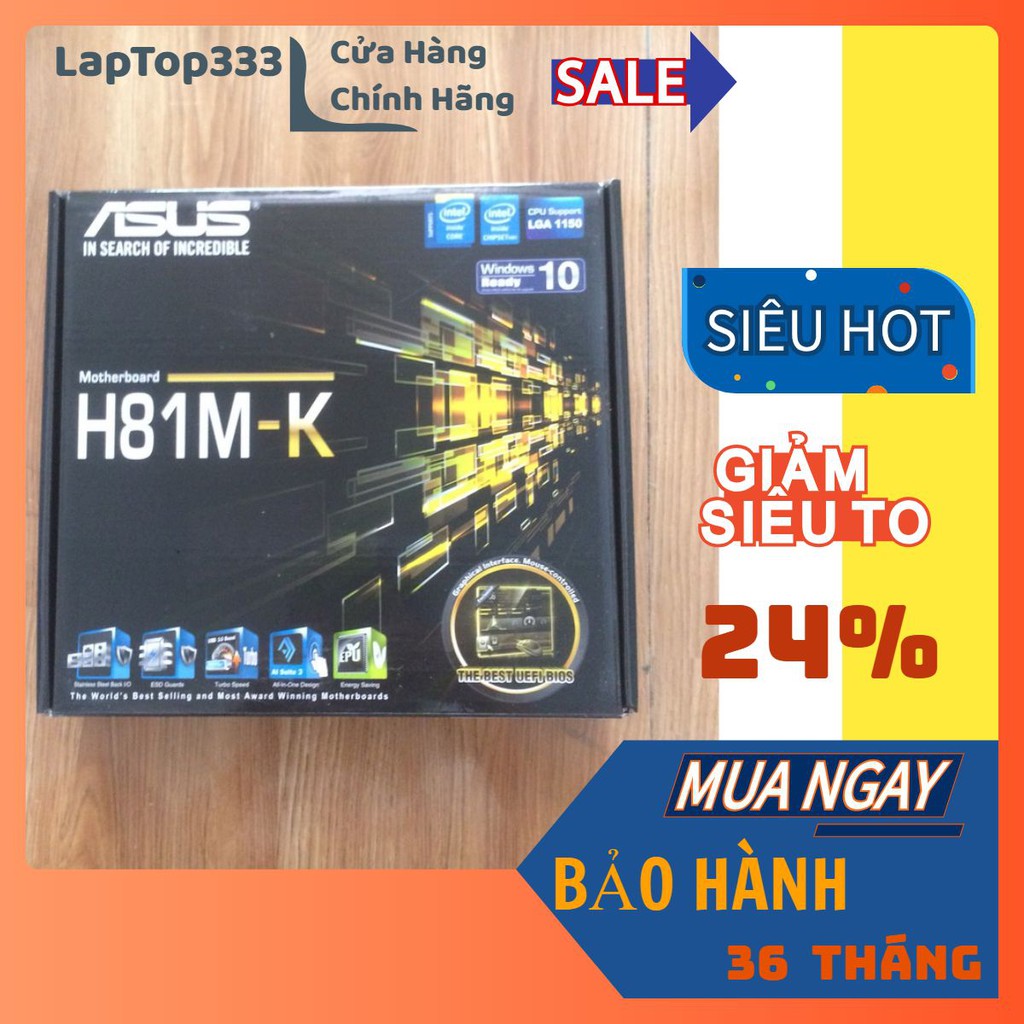 Mainboard ASUS h81 CHÍNH HÃNG