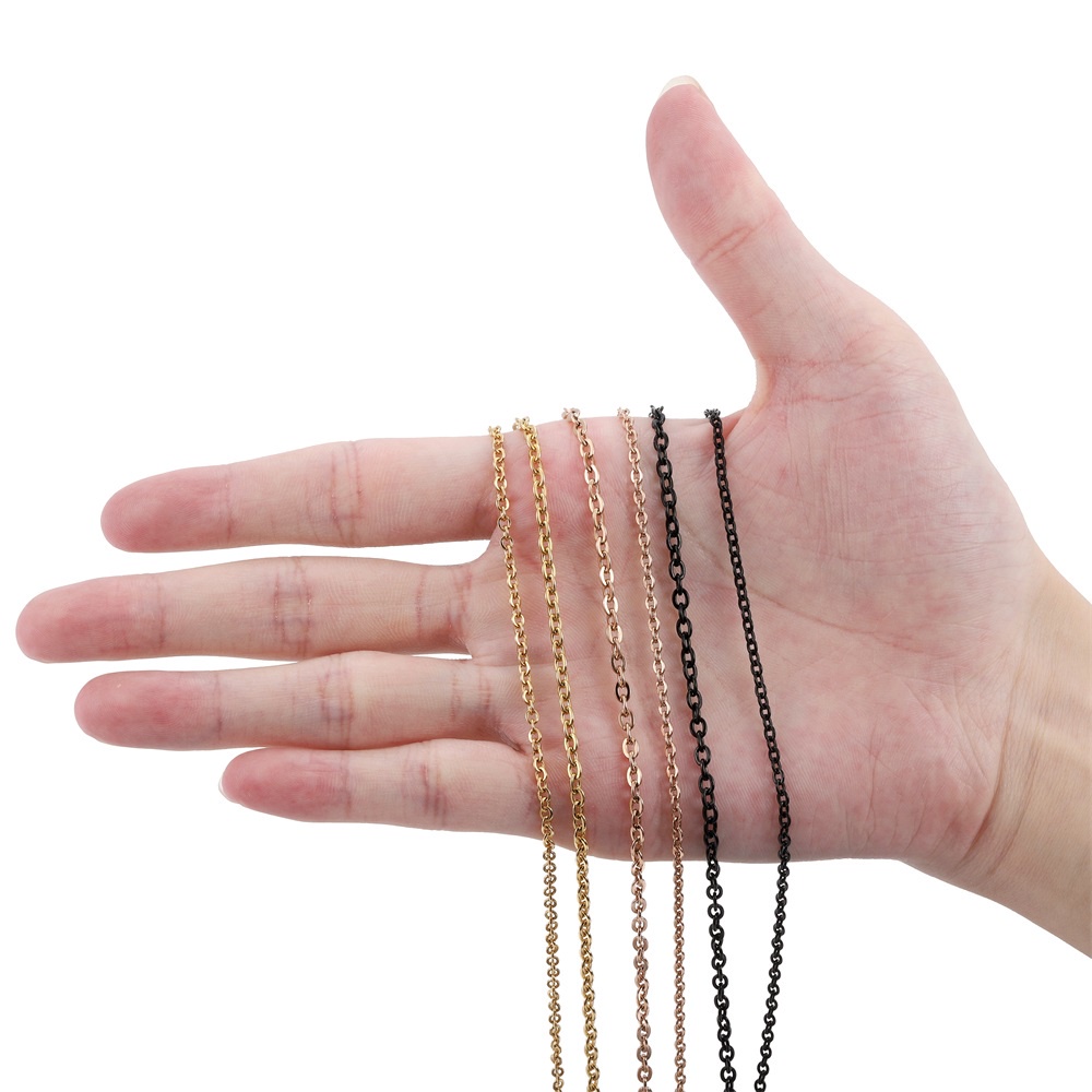 Chuỗi móc thép không gỉ St.kunkka 2M / cuộn để làm đồ trang sức DIY tốt