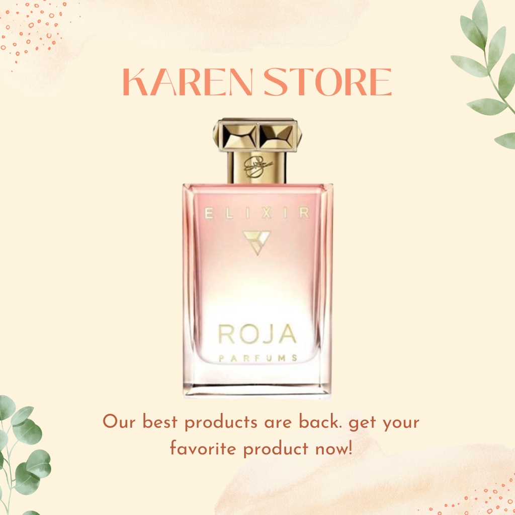 ⚡𝑲𝒂𝒓𝒆𝒏 𝑺𝒕𝒐𝒓𝒆⚡ Mẫu thử nước hoa Roja Elixir 2019 5ml/10ml/20ml