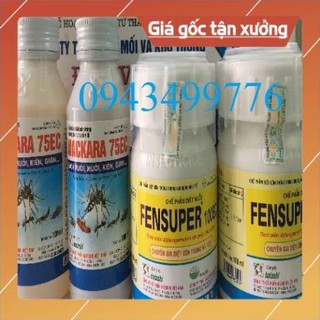 Liều thuốc phun muỗi Mackara 100ml + Fensuper 100ml