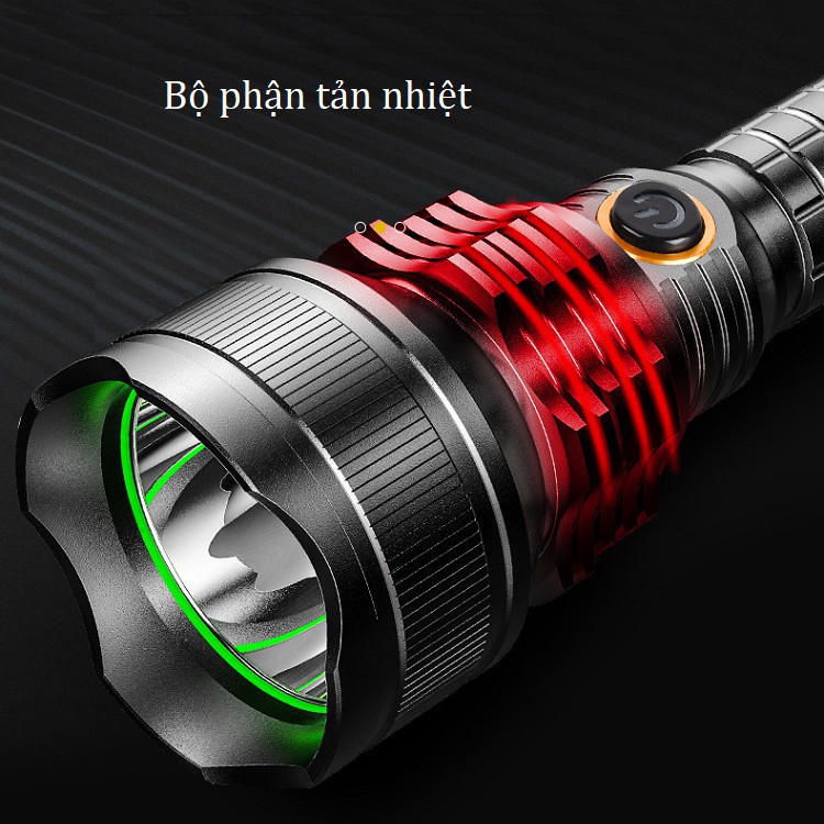 Đèn pin siêu sáng Led P70 A18 ( VỎ HỢP KIM SIÊU CỨNG, CHỐNG NƯỚC, CHIP LED P70 SIÊU SÁNG ) - CHIẾU XA ĐẾN HÀNG TRĂM MÉT