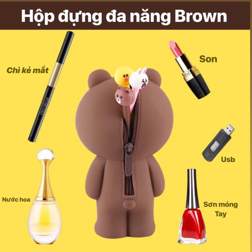 Hộp đựng đa năng Line Friends (Không kèm hộp Mica)