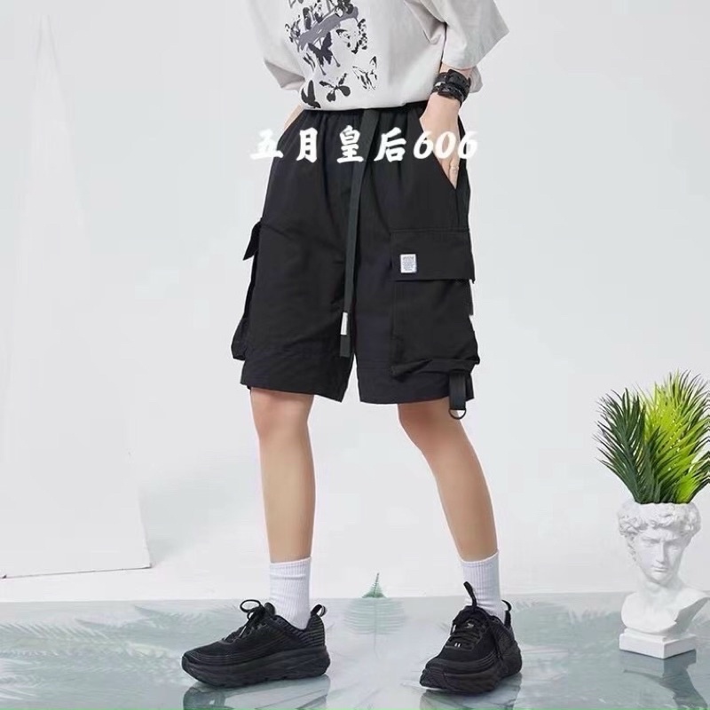 Quần ngố hộp vải kaki thời trang unisex dành cho giới trẻ