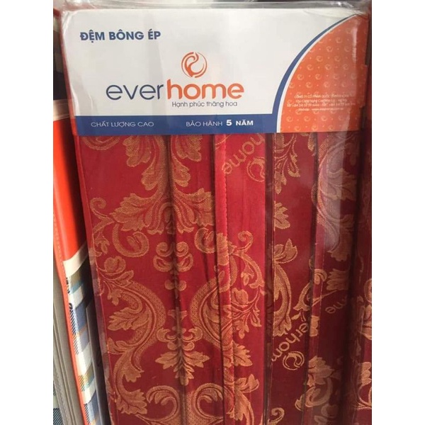 Đệm bông ép 3 miếng gấp Everhome vải Gấm chính hãng cao cấp giảm đến 50%