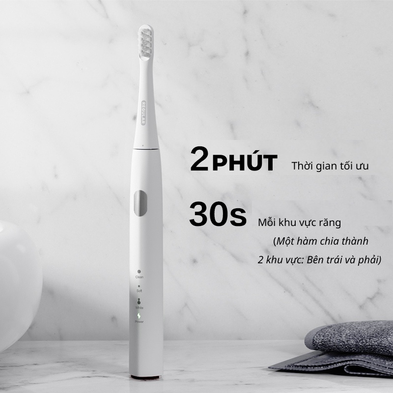 Bàn Chải Điện Xiaomi DR. BEI GY1 làm sạch làm trắng răng rung sonic 3 chế độ