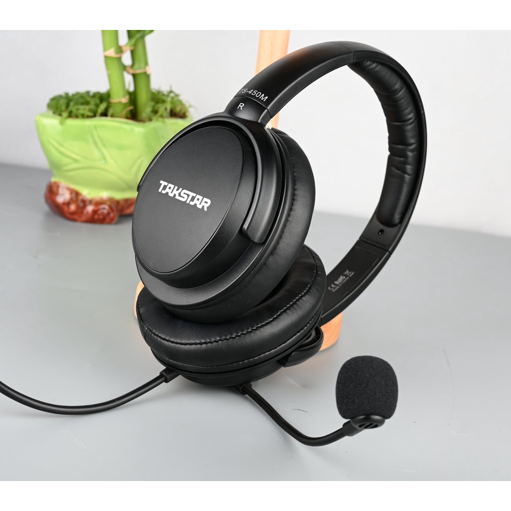 Tai Nghe Chụp Tai Takstar TS-450M. Tai Nghe Kiểm Âm Takstar TS-450 Cao Cấp Kiểm Âm Tốt, Dây Dài. Bảo Hành 12 Tháng.