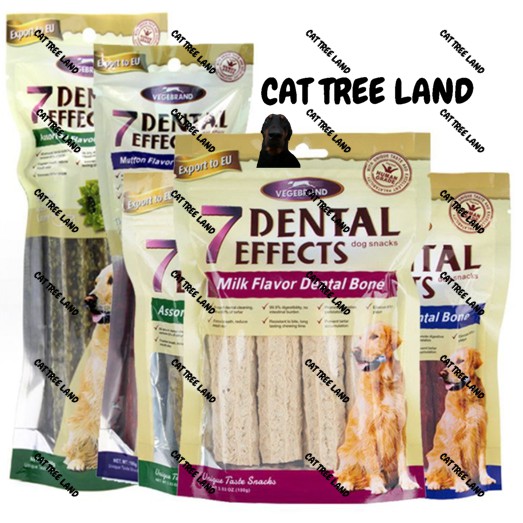 XƯƠNG GẶM CHO CHÓ 7 DENTAL EFFECTS DINH DƯỠNG SẠCH RĂNG 100G - THỨC ĂN CHÓ
