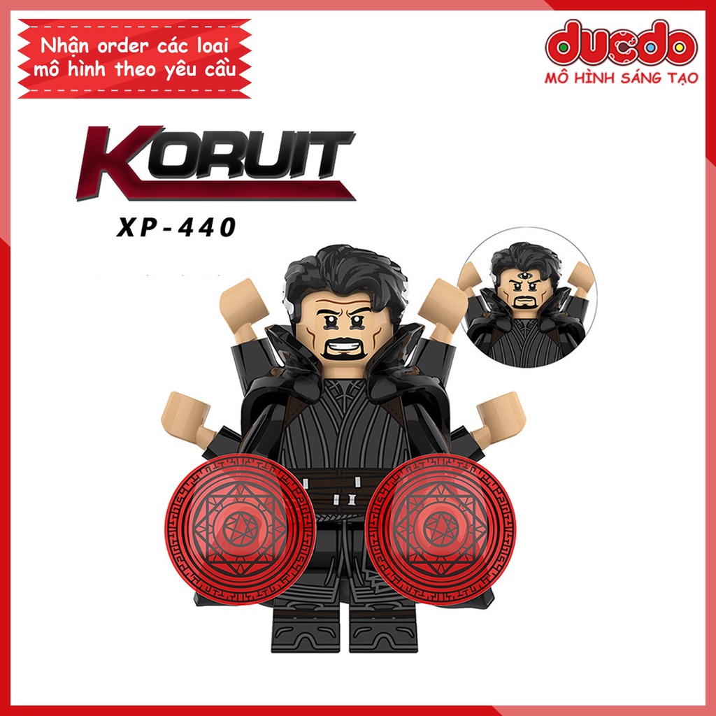Minifigures Nhân Vật Doctor Strange 2 Phù Thủy Tối Thượng Marvel - Đồ chơi Lắp ghép Xếp hình Mô hình Mini KORUIT KT1057