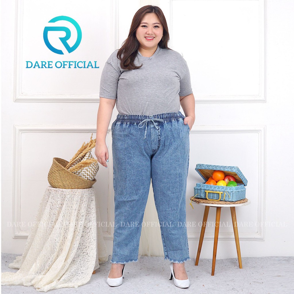 Quần Baggy Jumbo Seon Baggy (LP 100-130) Có Dây Đeo Hông Bằng Cao Su Cho Nữ