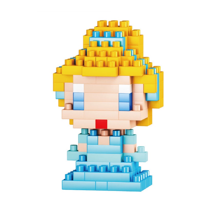 Bộ đồ chơi xếp hình công chúa Disney SEA SUN TOYS mini 3D DIY dành cho bé