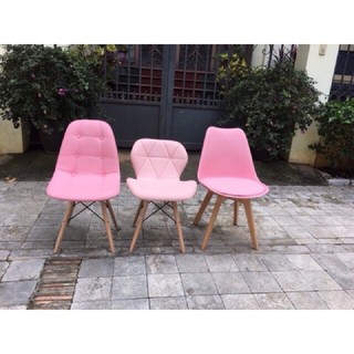 ghế đệm eames nhập khẩu màu hồng