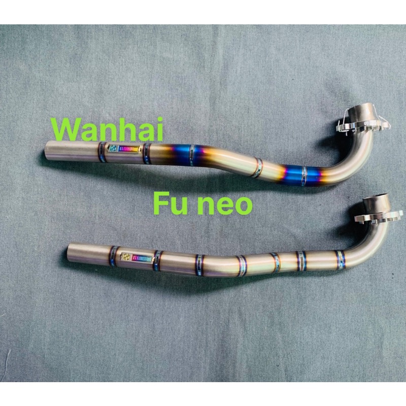 cổ pô titan Future neo kèm long đền nhôm cnc