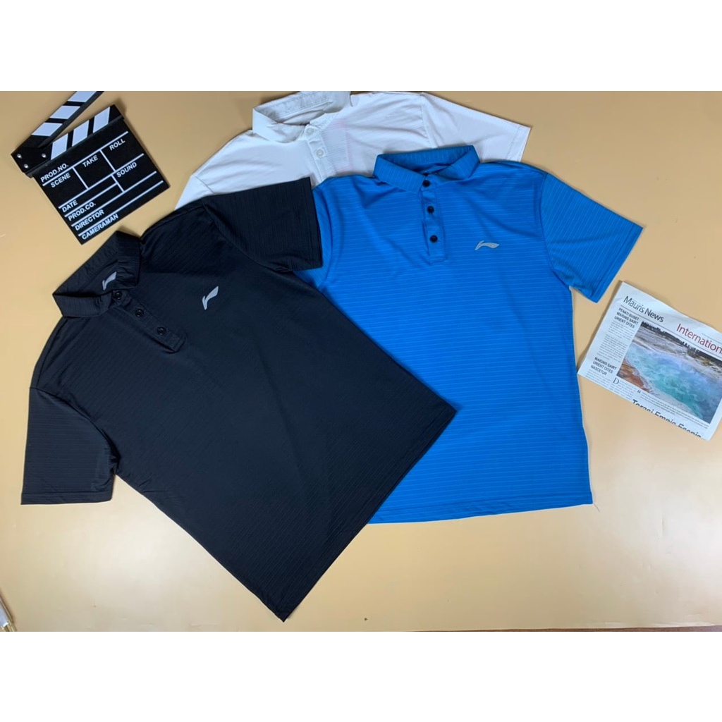 Áo thể thao NAM lining, áo phông polo mùa hè danh cho nam thương hiệu LINING lịch sự sang trọng