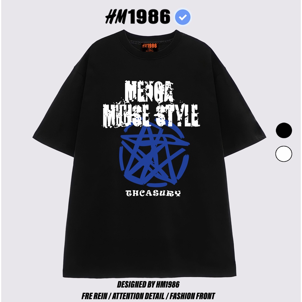 Áo thun tay lỡ form rộng unisex HM1986 3146