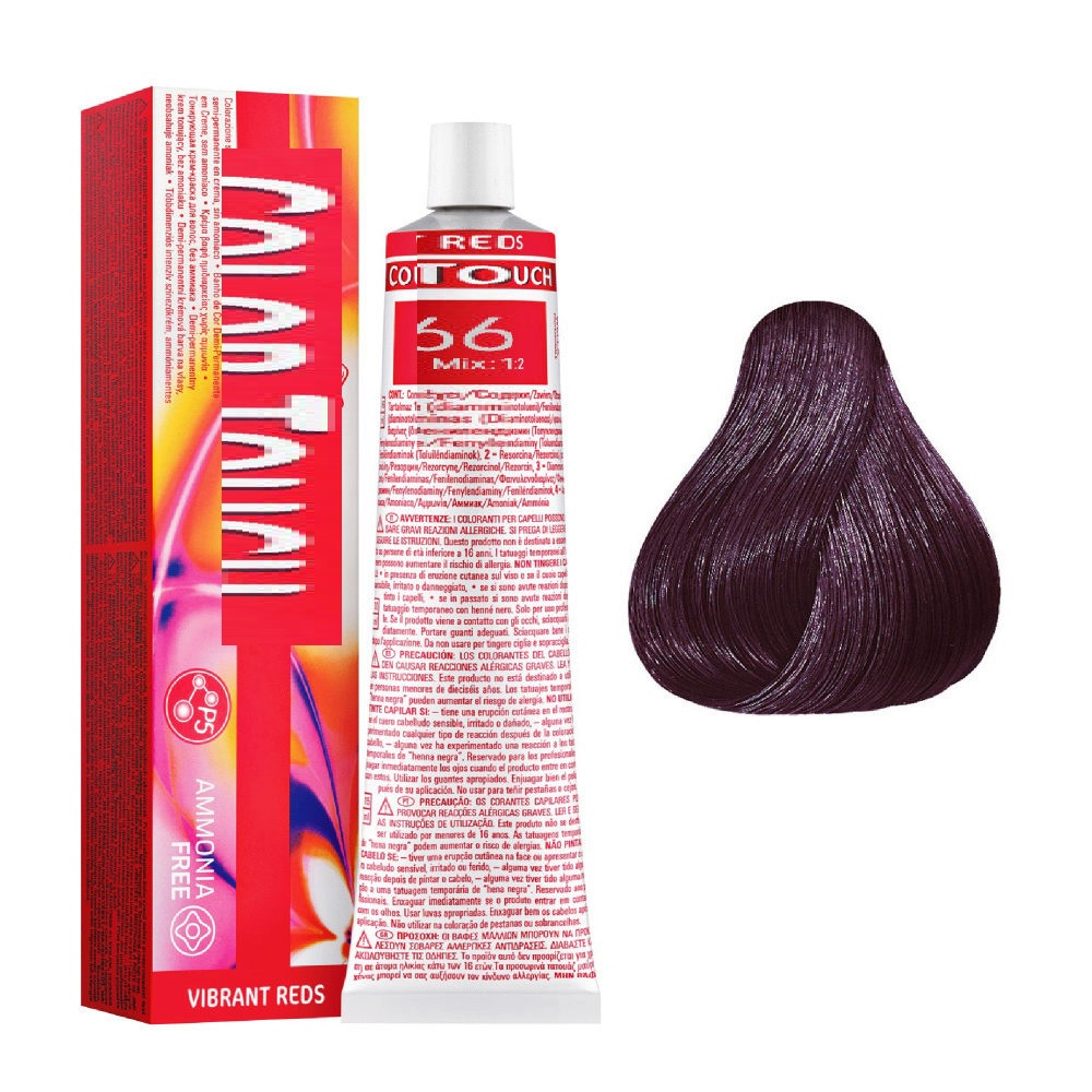 Thuốc Nhuộm Tóc Màu Tím Đen Quả Nho Tại Nhà 4/2 Grape Purple Hair Dye Cream