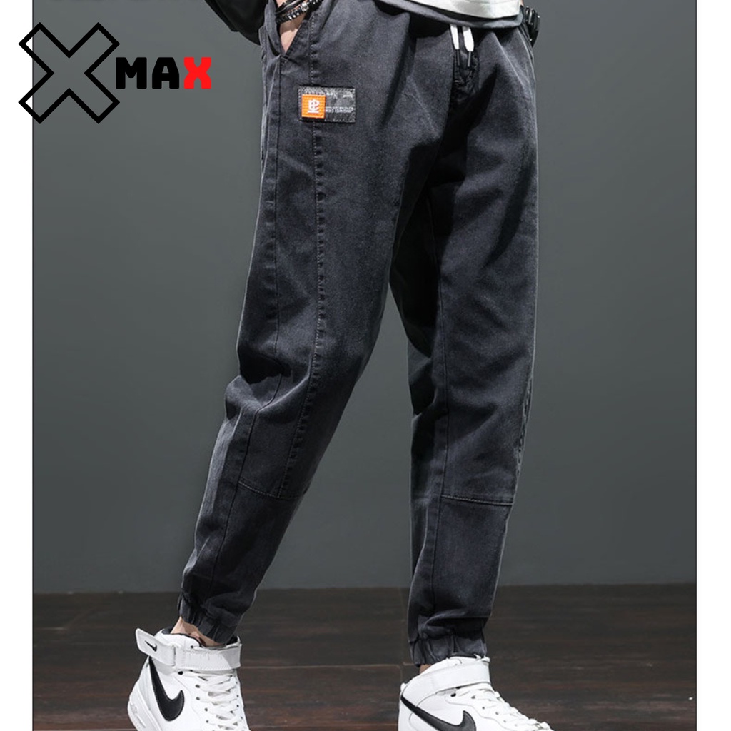 Quần jean nam Xmax jean nam dáng jogger chất bò DENIM đẹp trẻ trung phong cách hottrend Hàn Quốc B050 | BigBuy360 - bigbuy360.vn