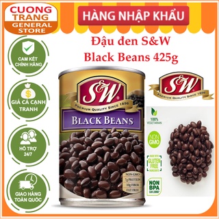 Đậu đen s&w black beans 425g