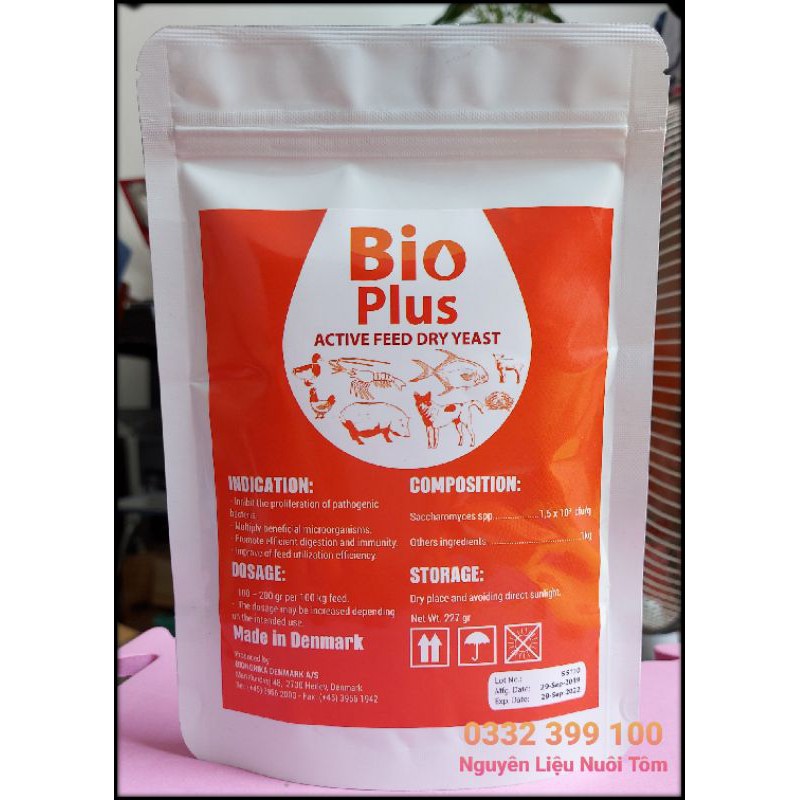 Nấm Men có Lợi cho Đường Ruột Tôm,cÁ#BioPlus gói 227g《Mua 10 Tặng 1》