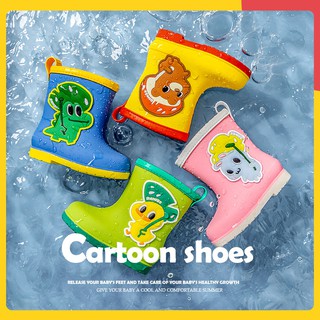 Ủng đi mưa cho bé MARIO sticker đáng yêu đế xốp mềm mại
