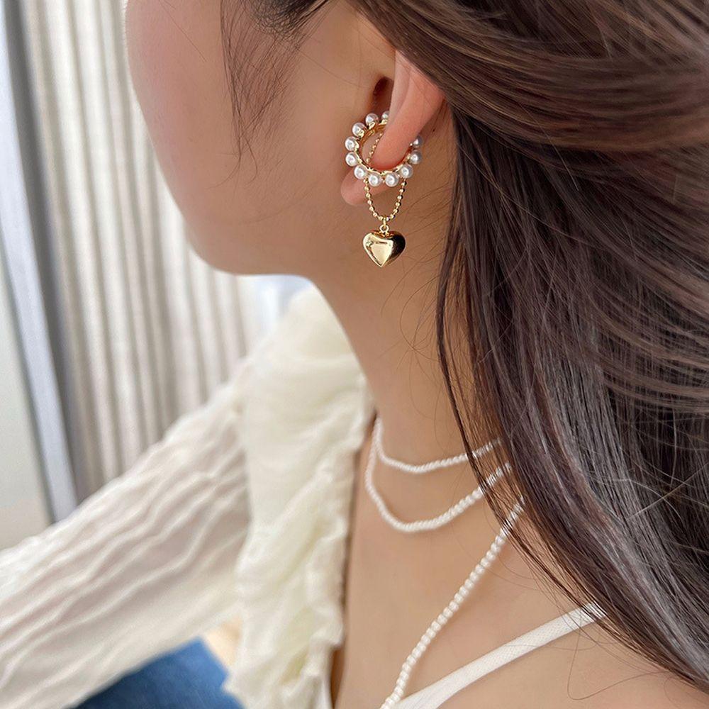 Khuyên Kẹp Vành Tai Hình Trái Tim Xinh Xắn Cho Nữ MXMUSTY