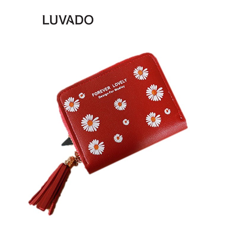 Ví nữ mini cao cấp cầm tay MADLEY đẹp nhỏ gọn bỏ túi đựng tiền LUVADO VD416