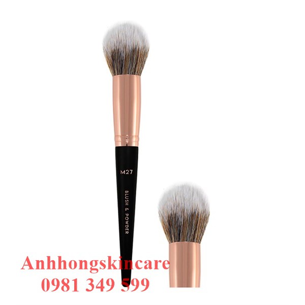 Cọ Phủ Phấn &amp; Má Hồng Đầu Tròn Vacosi Blush &amp; Powder Brush M27