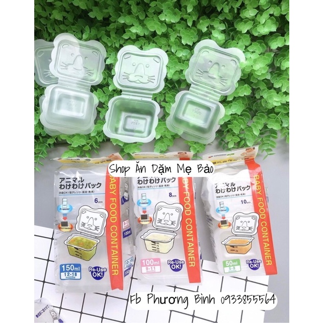 Bộ Chia(hộp trữ) Thức Ăn cho bé