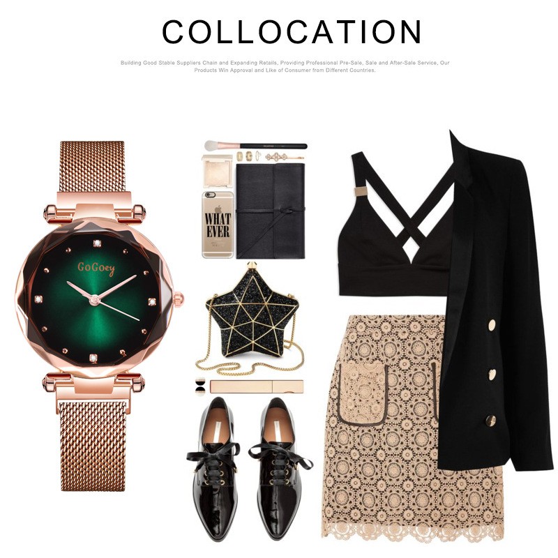 Đồng Hồ Nữ GOGOEY 72144 Dây Thép Lưới, Khóa Nam Châm, Hàng Cao Cấp - Chính Hãng [CÓ VIDEO - ẢNH THẬT] | BigBuy360 - bigbuy360.vn