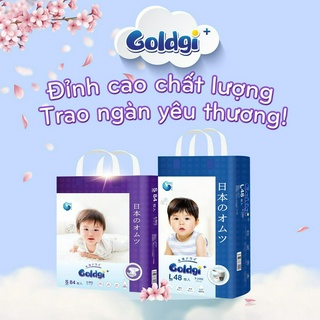 [MẪU MỚI 2020] Bỉm Goldgi cao cấp Nhật Bản quần/dán đủ size Nb92/S84/M66/M60/L56/L48/XL46/XL44/XXL34