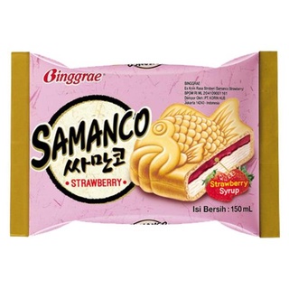 Kem cá dâu tây Samanco Strawberry Binggrae 150ml