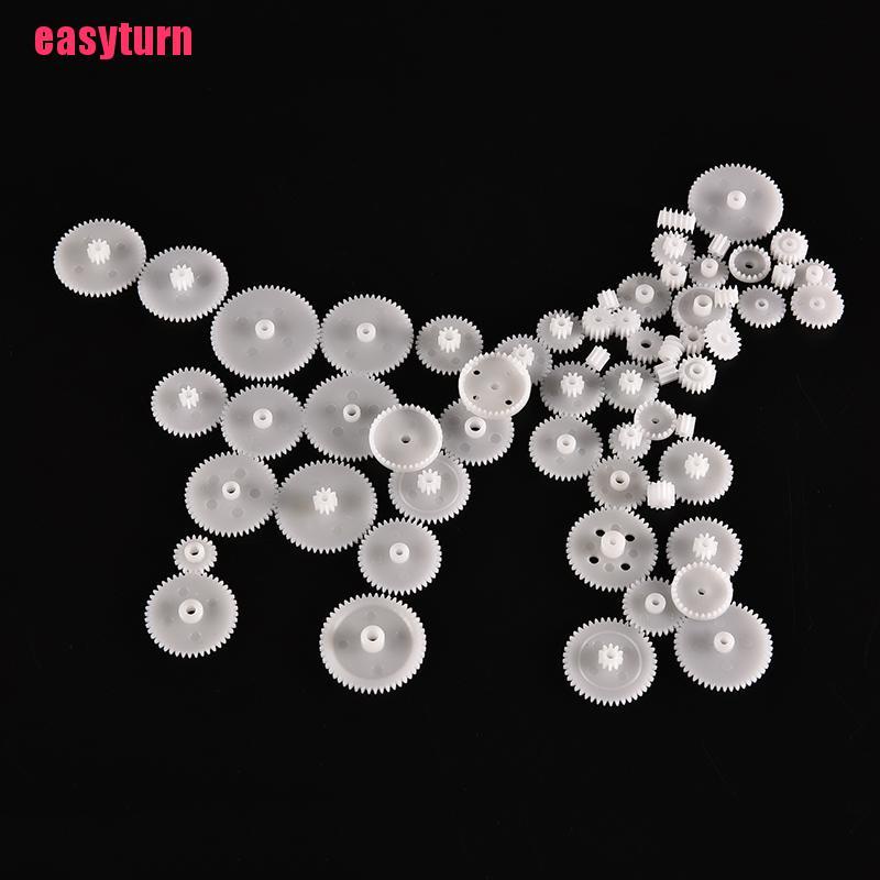 Bộ 58 Bánh Răng Nhựa M0.5 Cho Mô Hình Xe / Trực Thăng / Xe Hơi / Máy Bay Điều Khiển Từ Xa